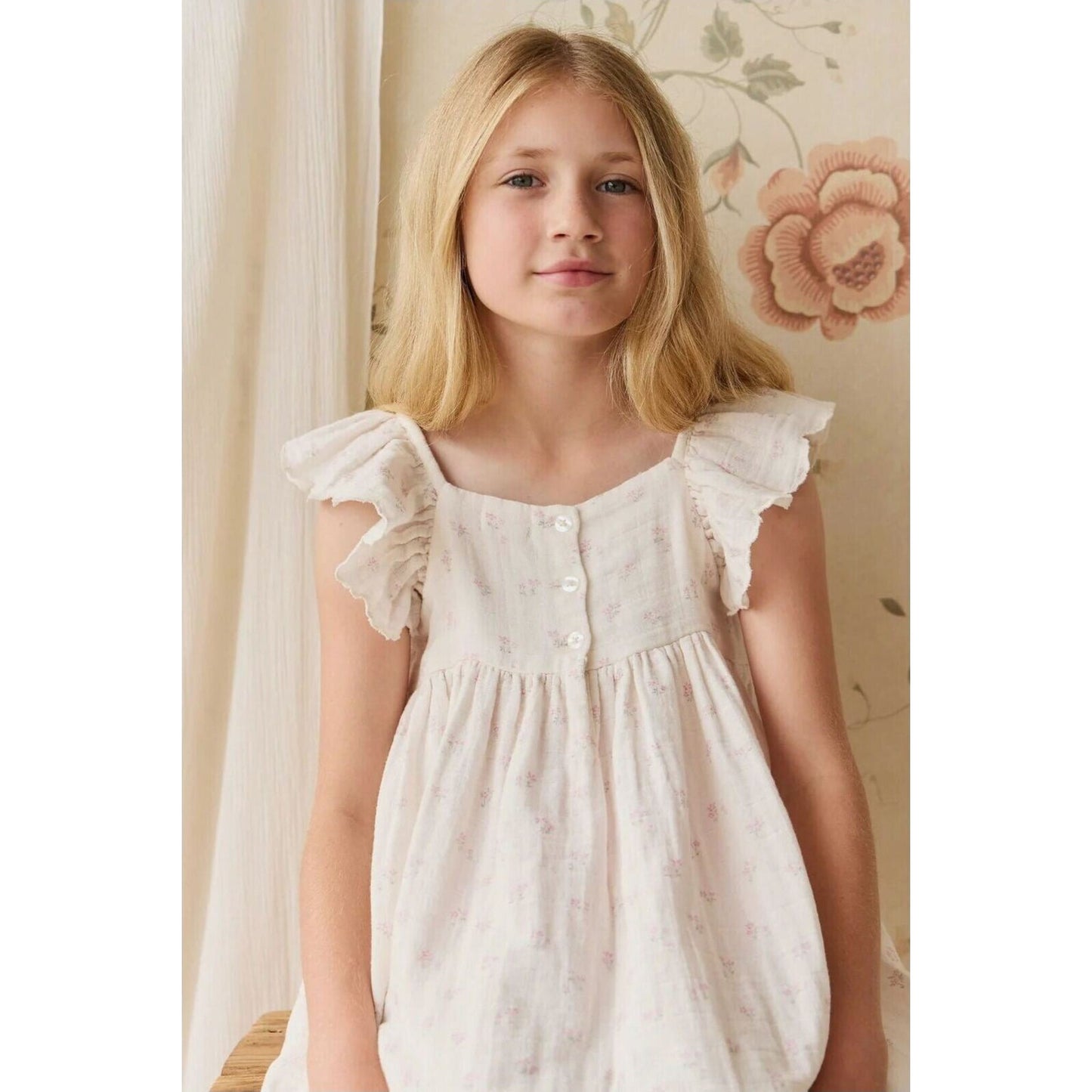 Organic Cotton Muslin Annalise Dress – children's product by Jamie Kay | Aster & Ruby