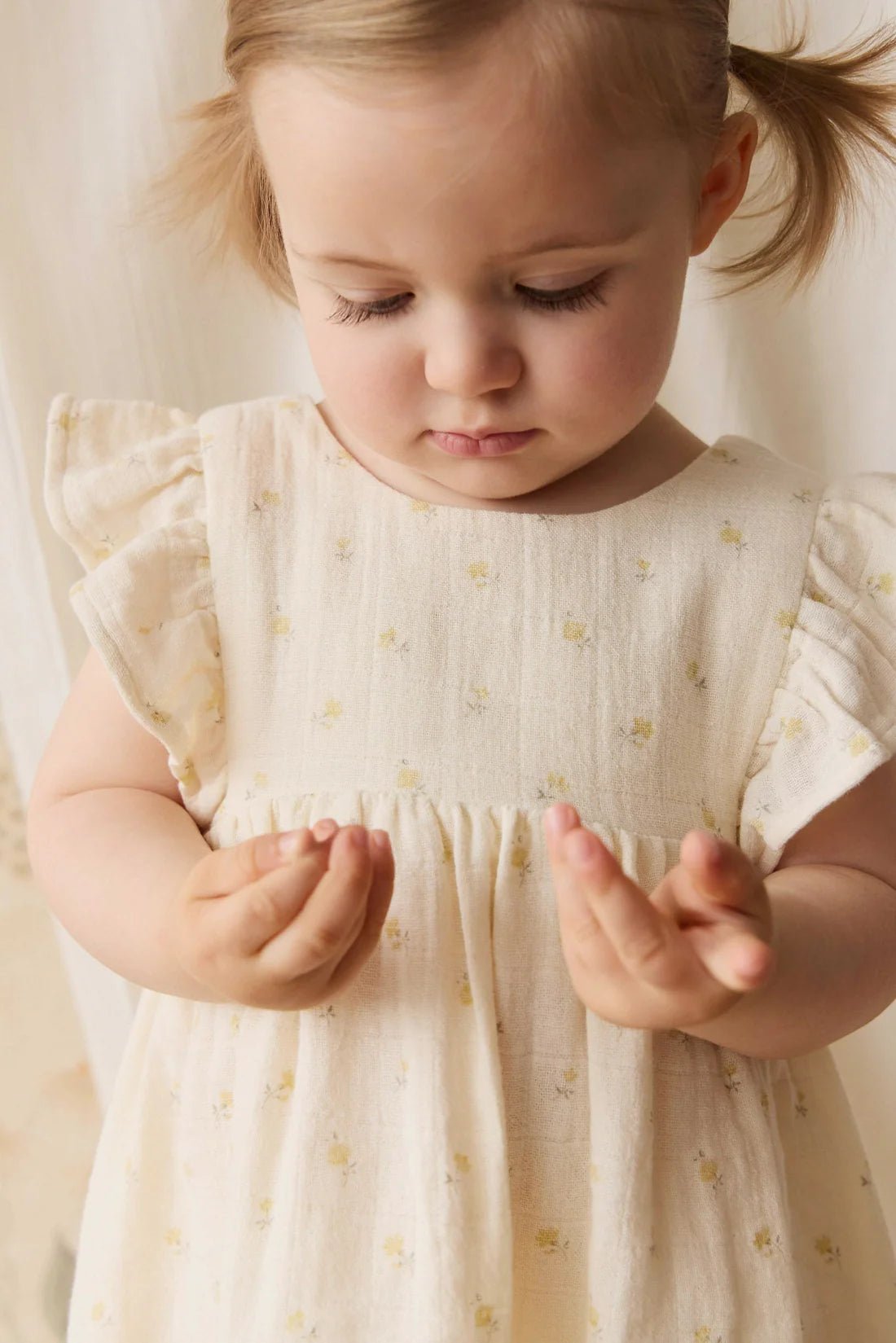 Organic Cotton Muslin Brielle Dress - Aster & Ruby