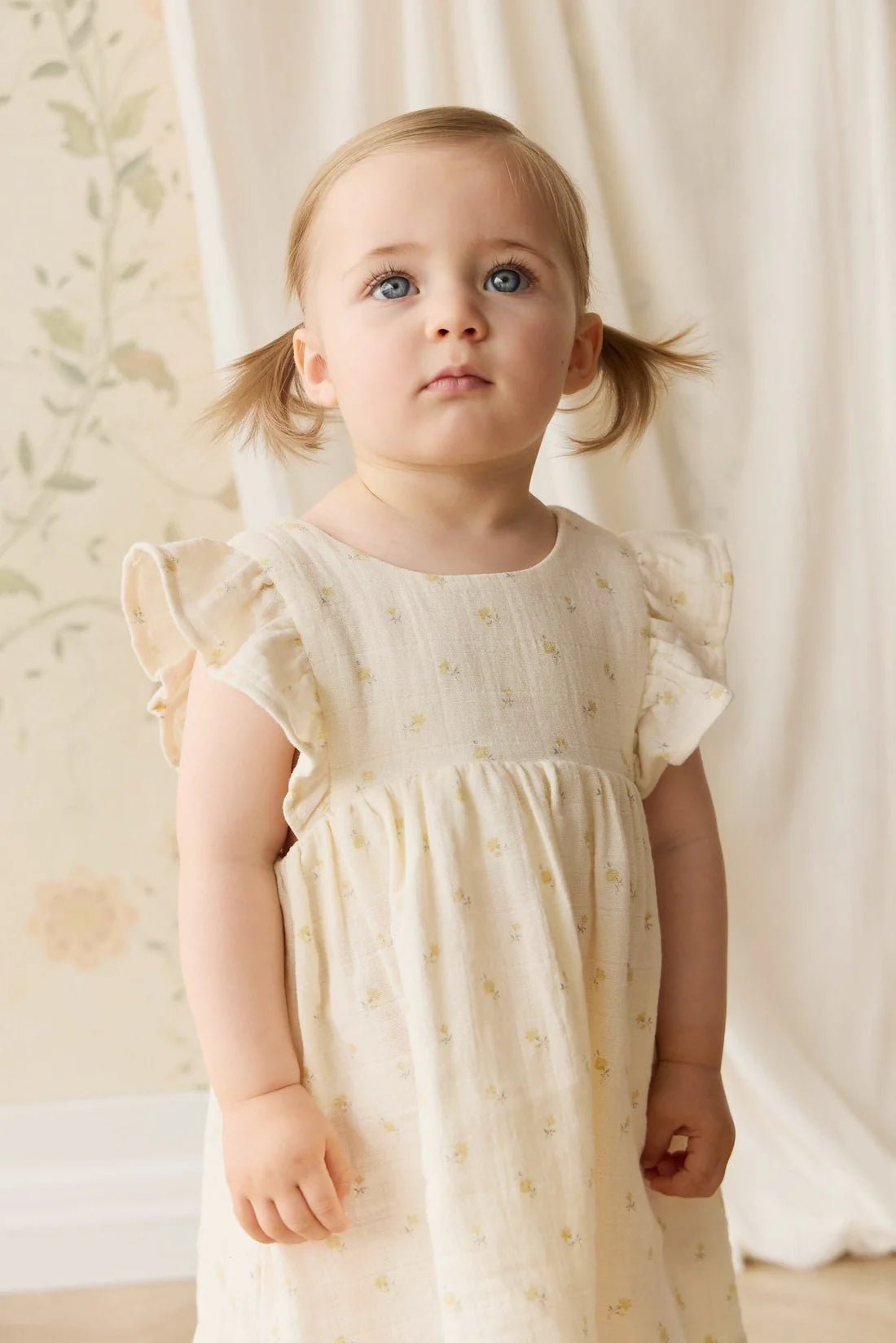 Organic Cotton Muslin Brielle Dress - Aster & Ruby