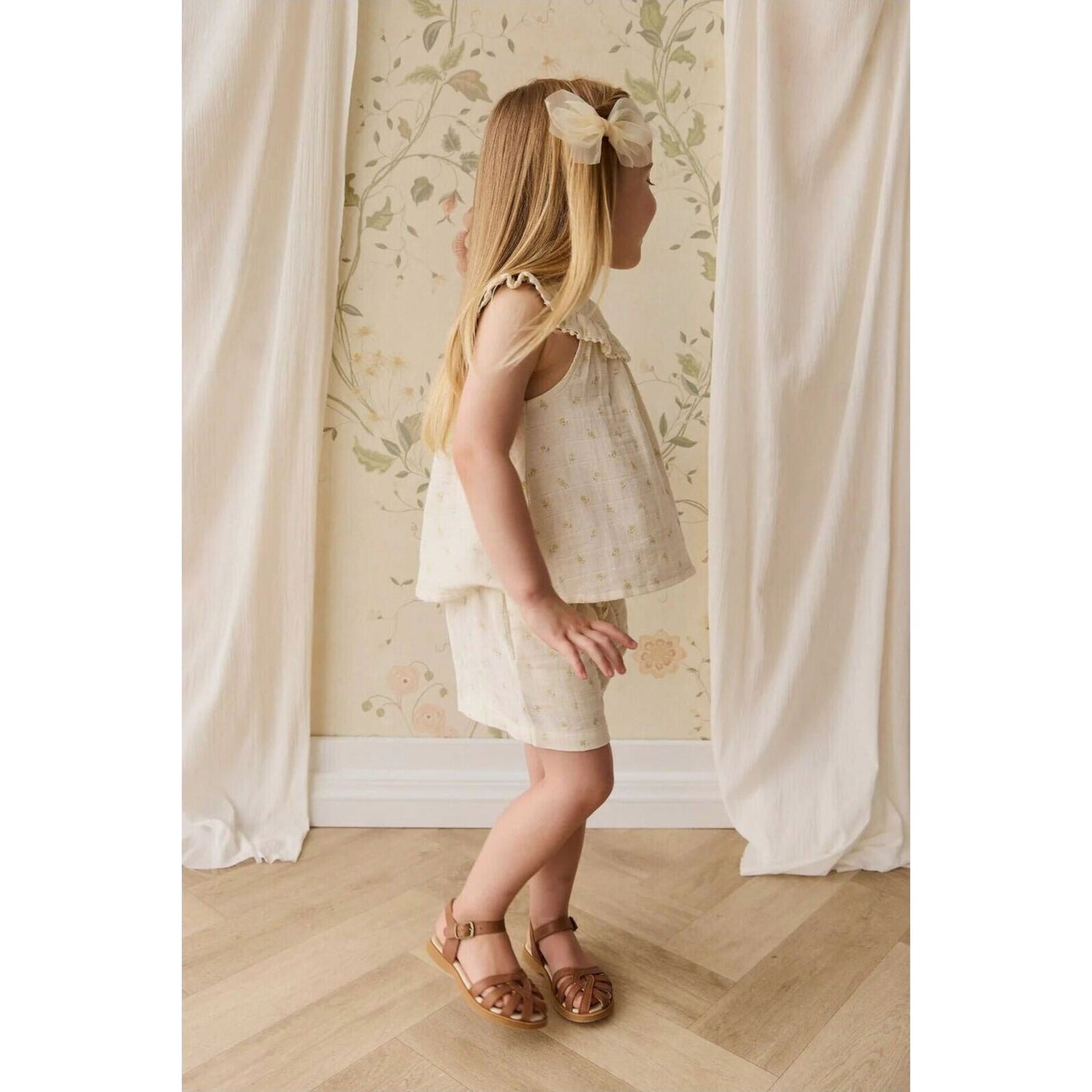Organic Cotton Muslin Emelia Short – children's product by Jamie Kay | Aster & Ruby