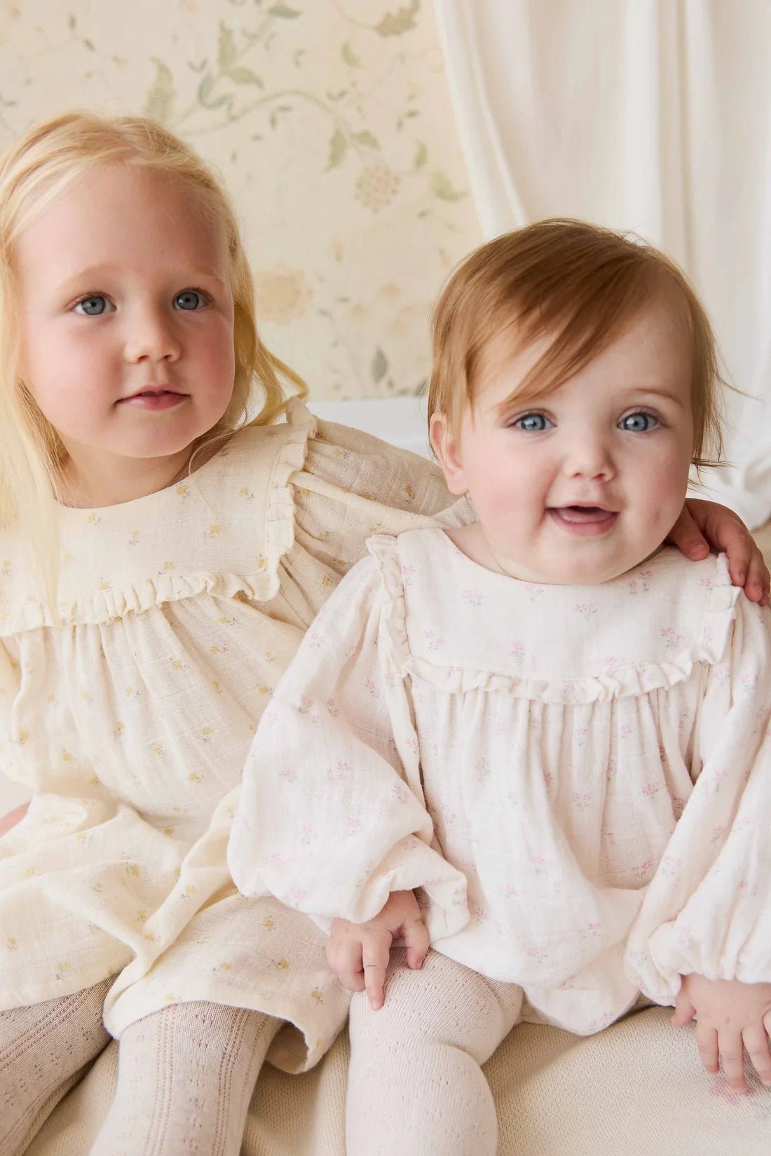 Organic Cotton Muslin Frances Playsuit - Aster & Ruby