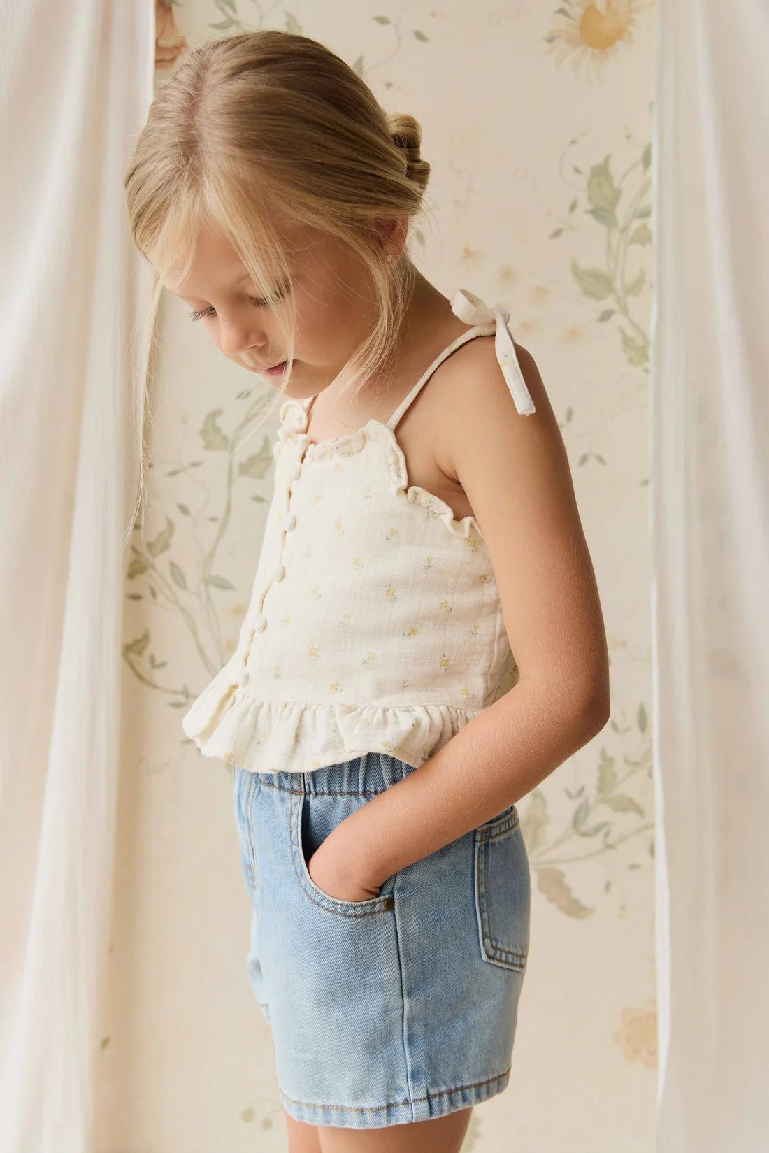Organic Cotton Muslin Mirabel Top - Aster & Ruby