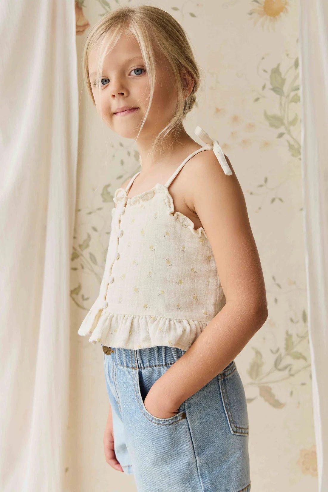 Organic Cotton Muslin Mirabel Top - Aster & Ruby