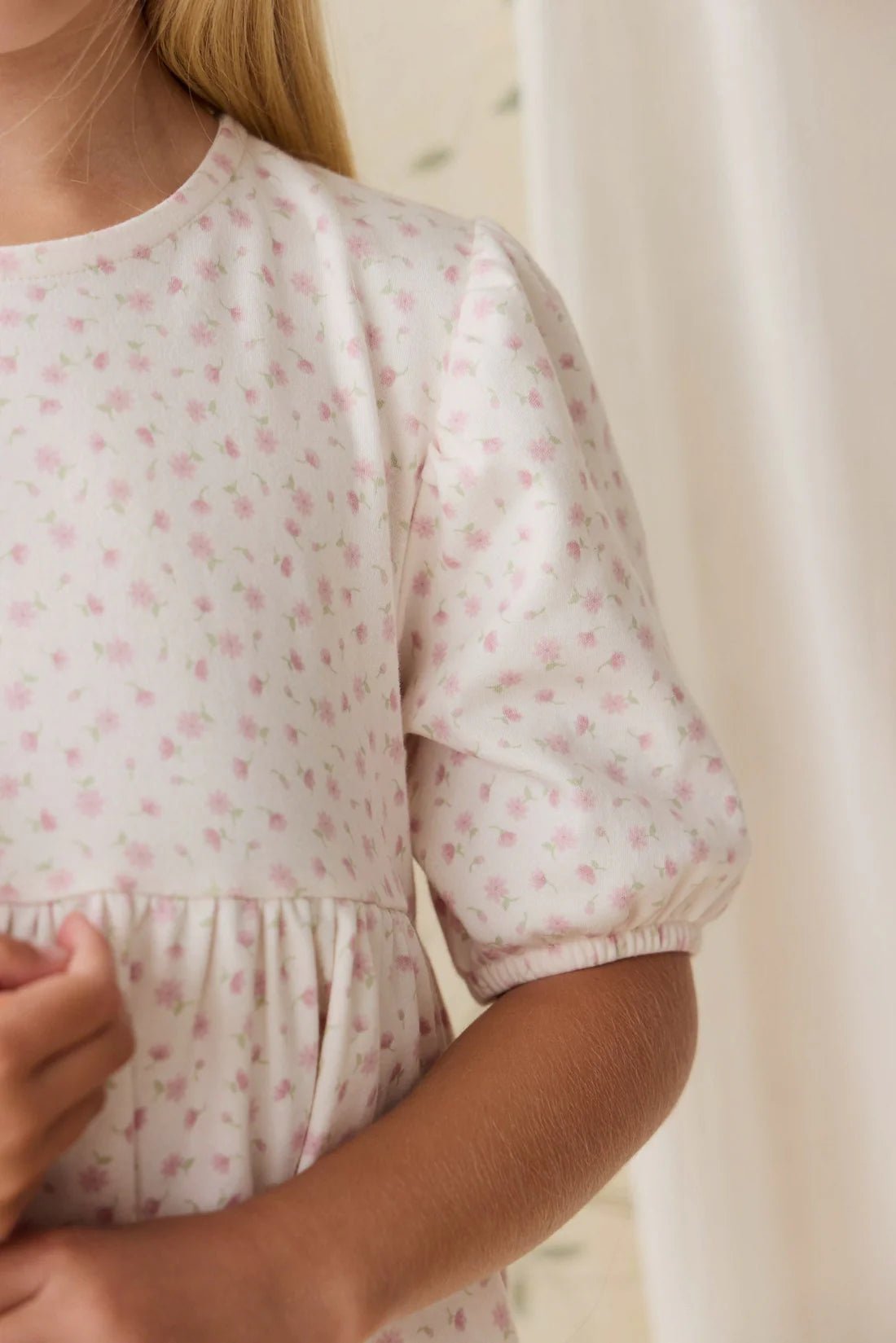 Organic Cotton Rosie Dress - Aster & Ruby