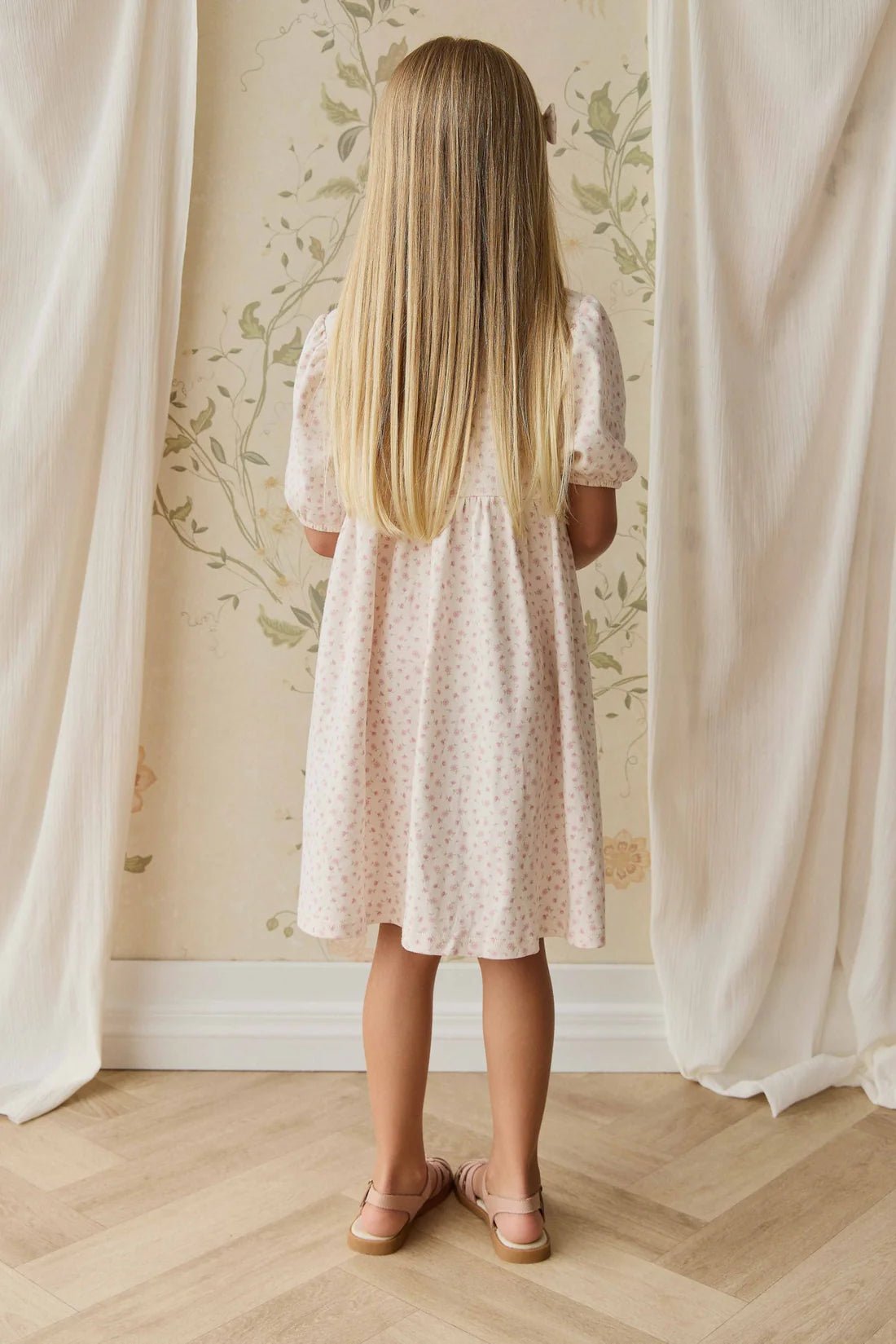 Organic Cotton Rosie Dress - Aster & Ruby