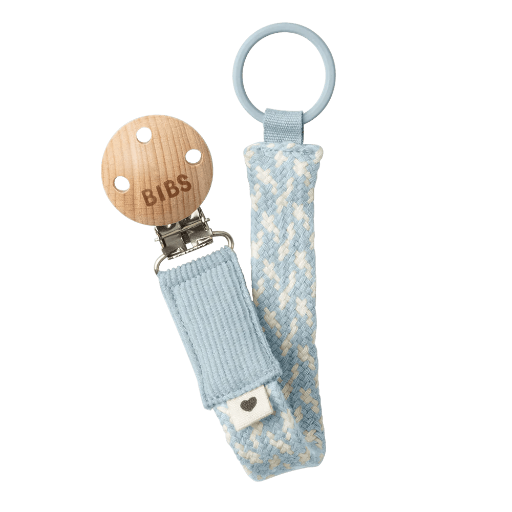 Pacifier Braid Dummy Clip - Aster & Ruby