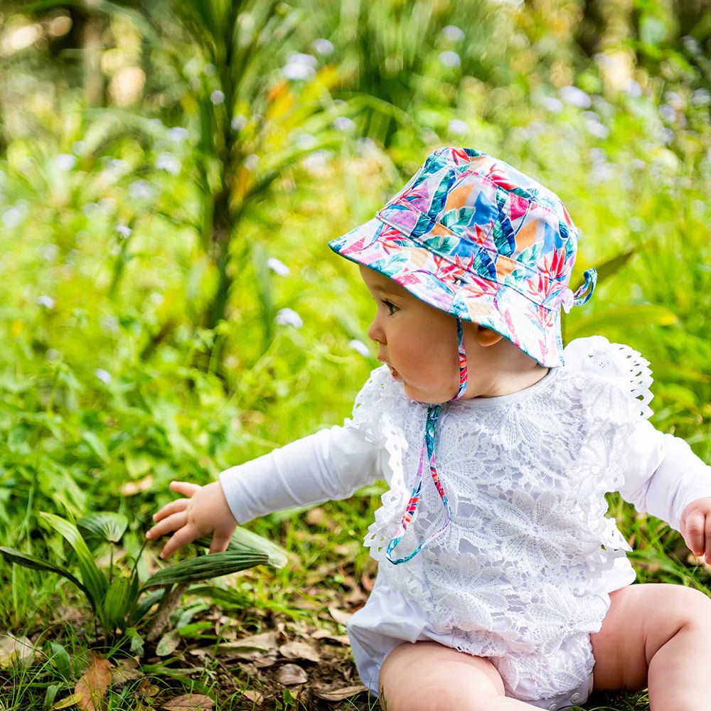 Paradise Reversible Bucket Hat - Aster & Ruby