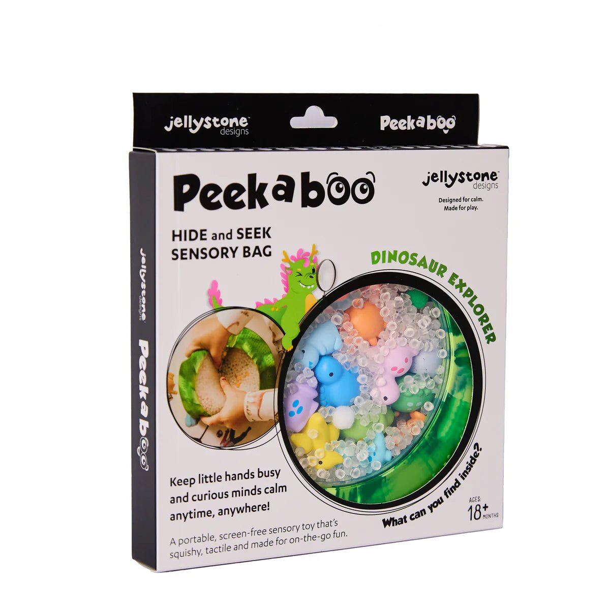 Peekaboo Sensory Bag Dino – Aster & Ruby