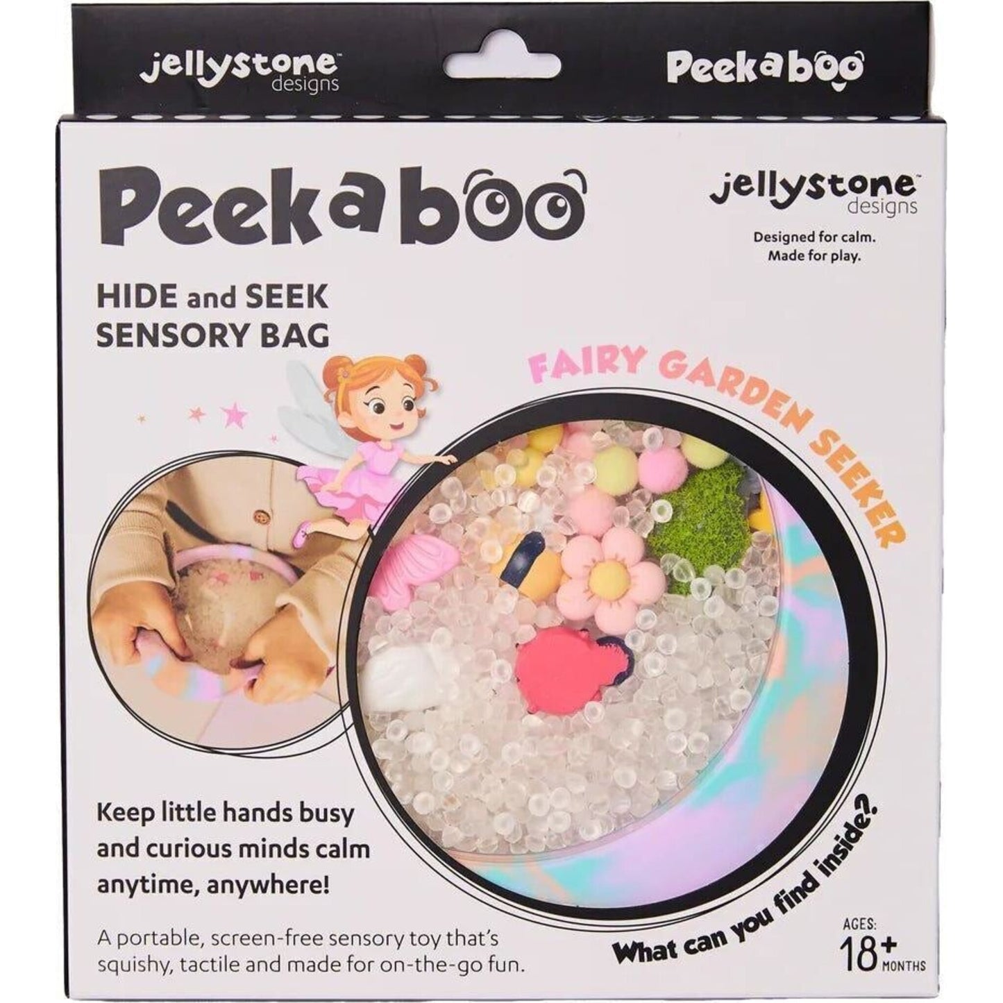 Peekaboo Sensory Bag Fairy Garden – children's product by Jellystone | Aster & Ruby