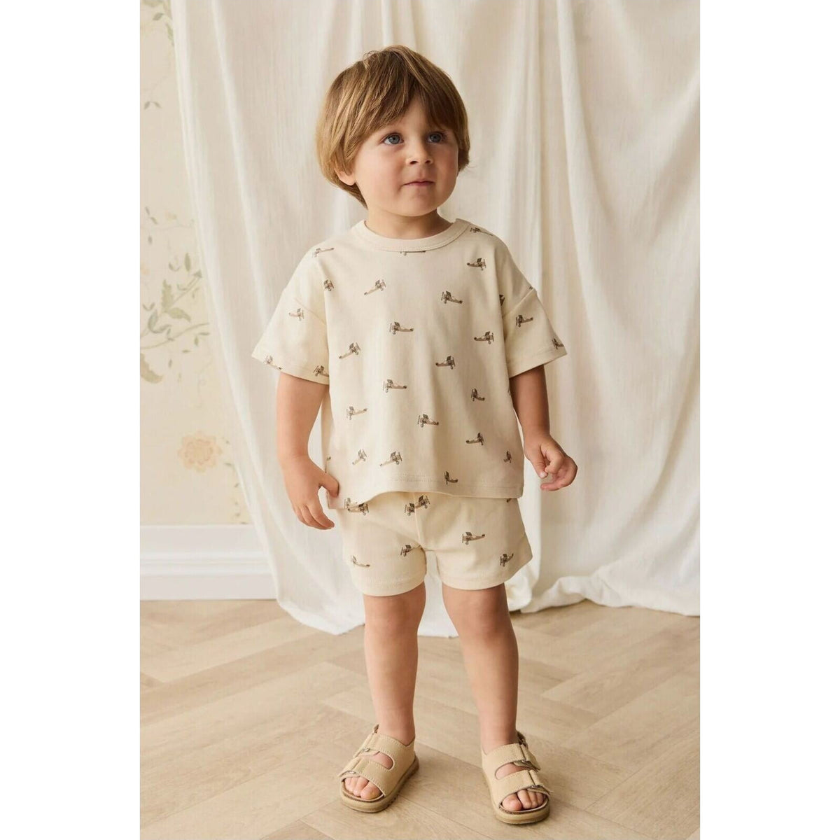 Jamie Kay Pima Cotton Wesley Short | Aster & Ruby