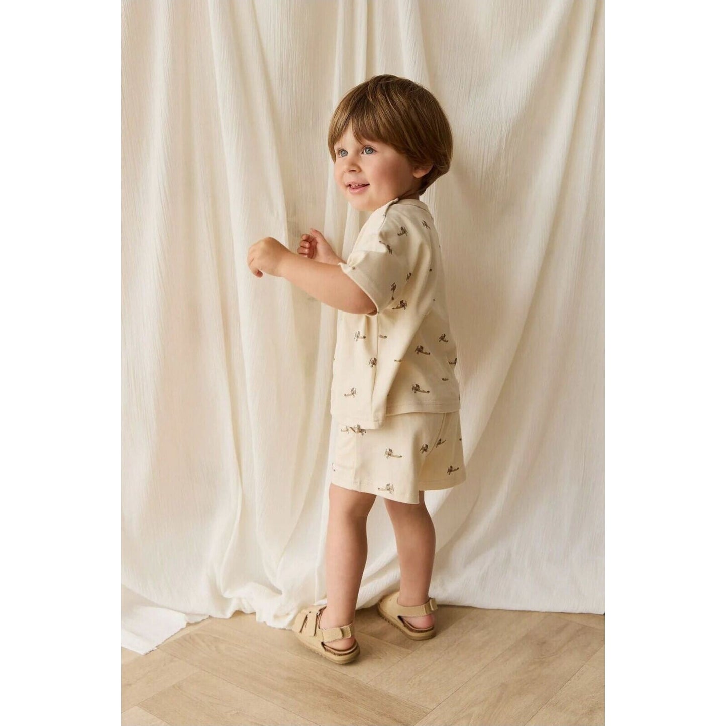 Pima Cotton Wesley Short – children's product by Jamie Kay | Aster & Ruby