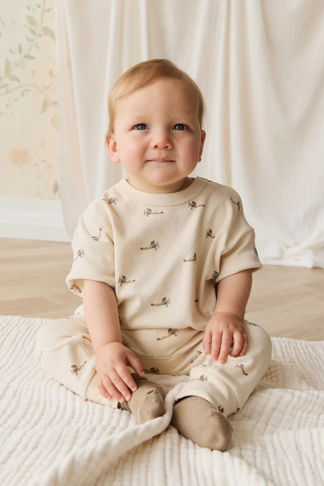 Pima Cotton Wesley Tee - Aster & Ruby