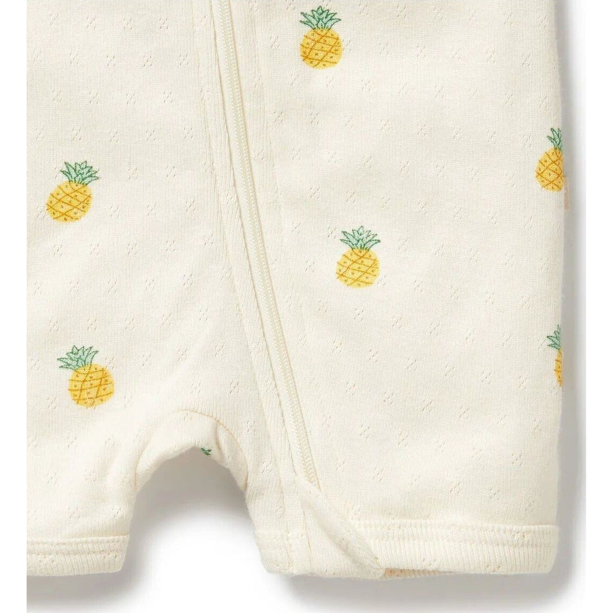Wilson & Frenchy Piney Pals Organic Pointelle Boyleg Zipsuit | Aster & Ruby