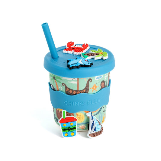 Pirate Chino Charm Cup 8oz - Aster & Ruby