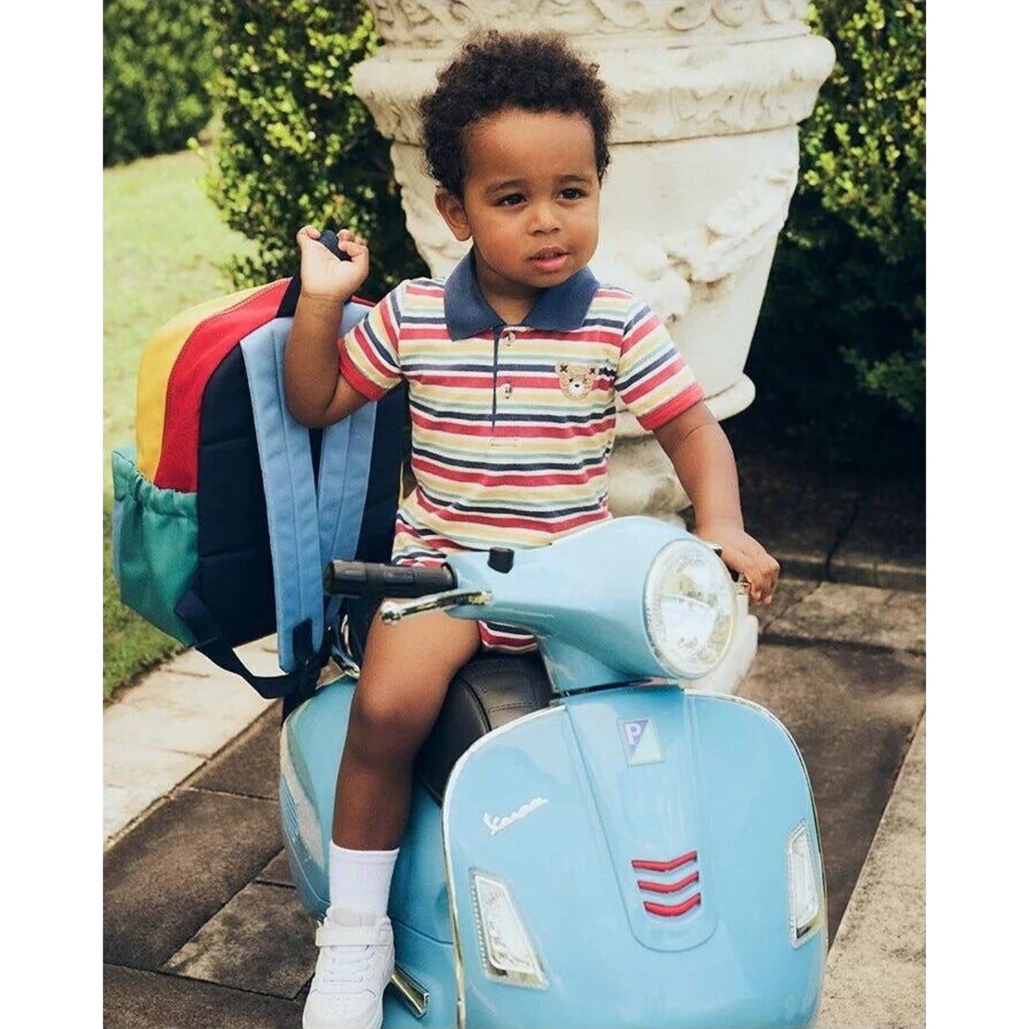 Preppy Polo Romper – children's product by Huxbaby | Aster & Ruby