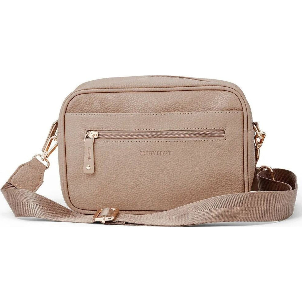 Pretty Brave Harper Cross Body Bag Natural Pebble | Aster & Ruby