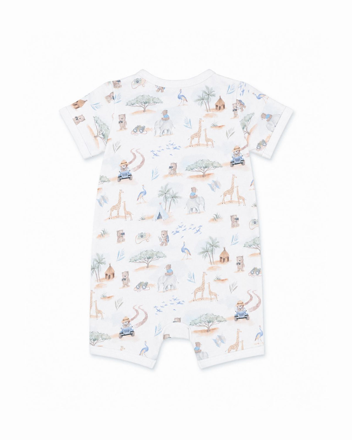 Brady Organic SS Zip Romper