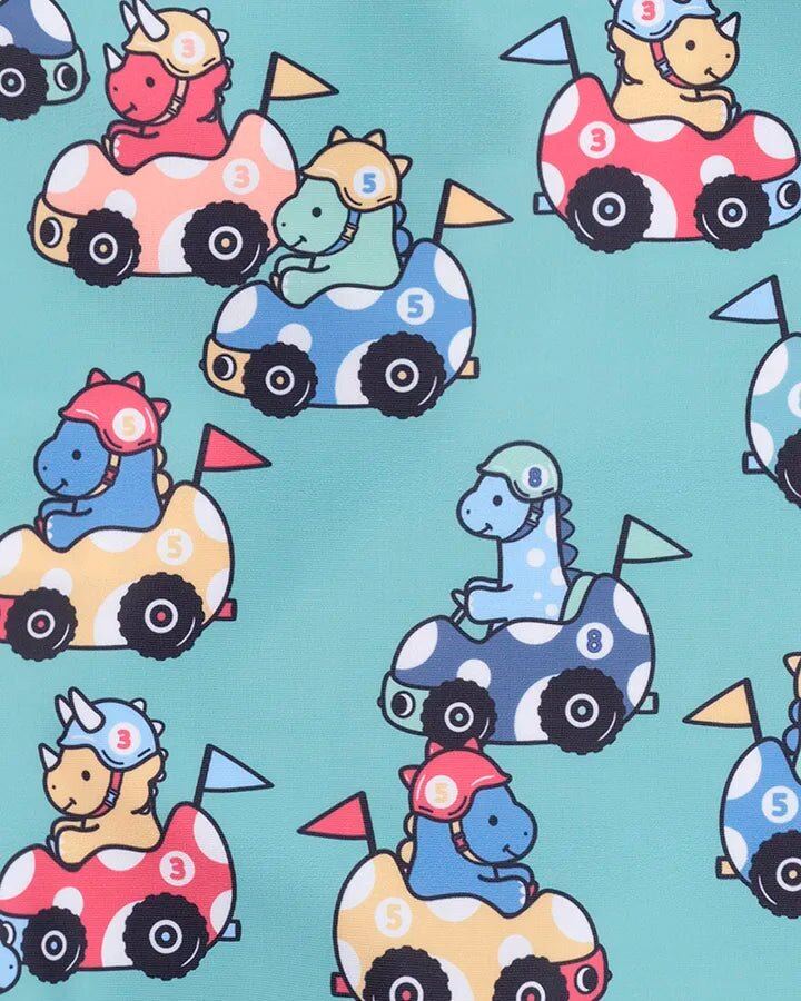 Racer Dino Swimsuit Shortie – 3-6M, 6-12M, 1, 2 – Aster & Ruby