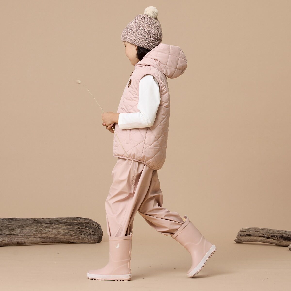 Rain Boots Dusty Pink - Aster & Ruby