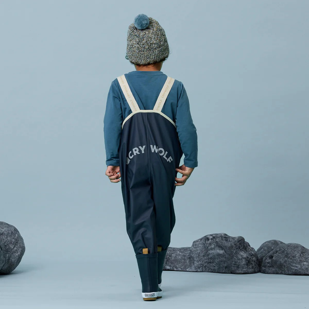 Rain Overalls Indigo - Aster & Ruby