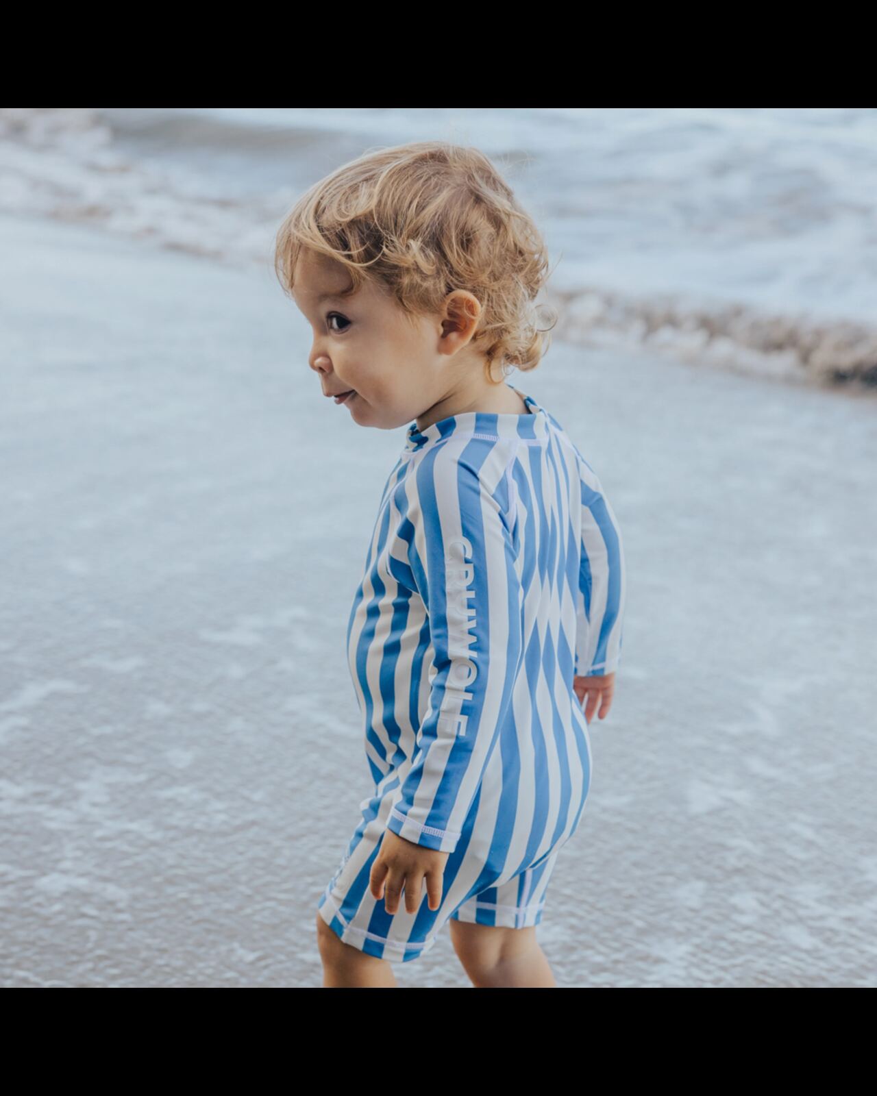 Rash Suit Deep Sea Stripe – 3-6M, 6-12M, 1YR, 2YR, 3YR – Aster & Ruby