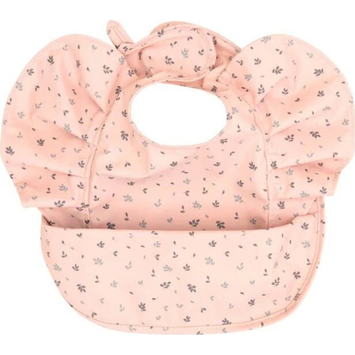 Recycled Frill Bib - Leaves - Aster & Ruby