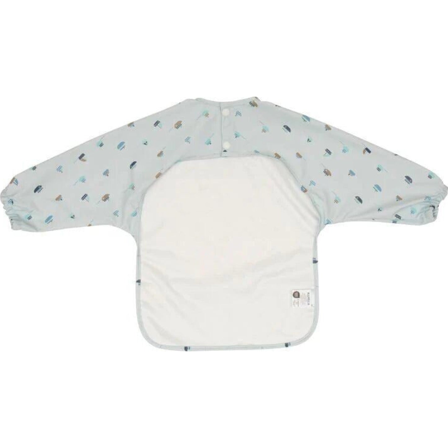 Recycled Long Sleeve Bib - Sail Boats – children's product by All4Ella | Aster & Ruby
