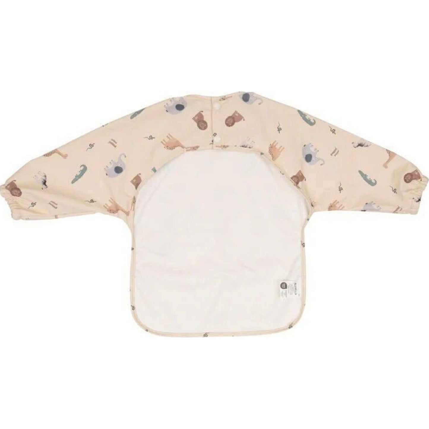 Recycled Long Sleeve Bib Wild Animals – children's product by All4Ella | Aster & Ruby
