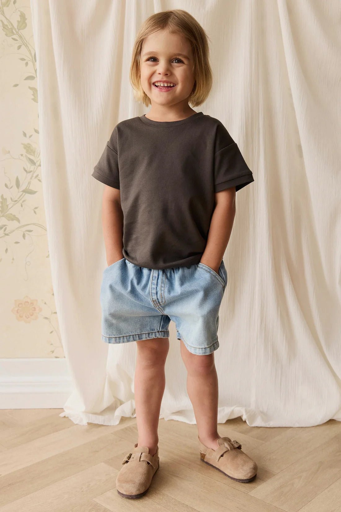 Reid Denim Short - Aster & Ruby