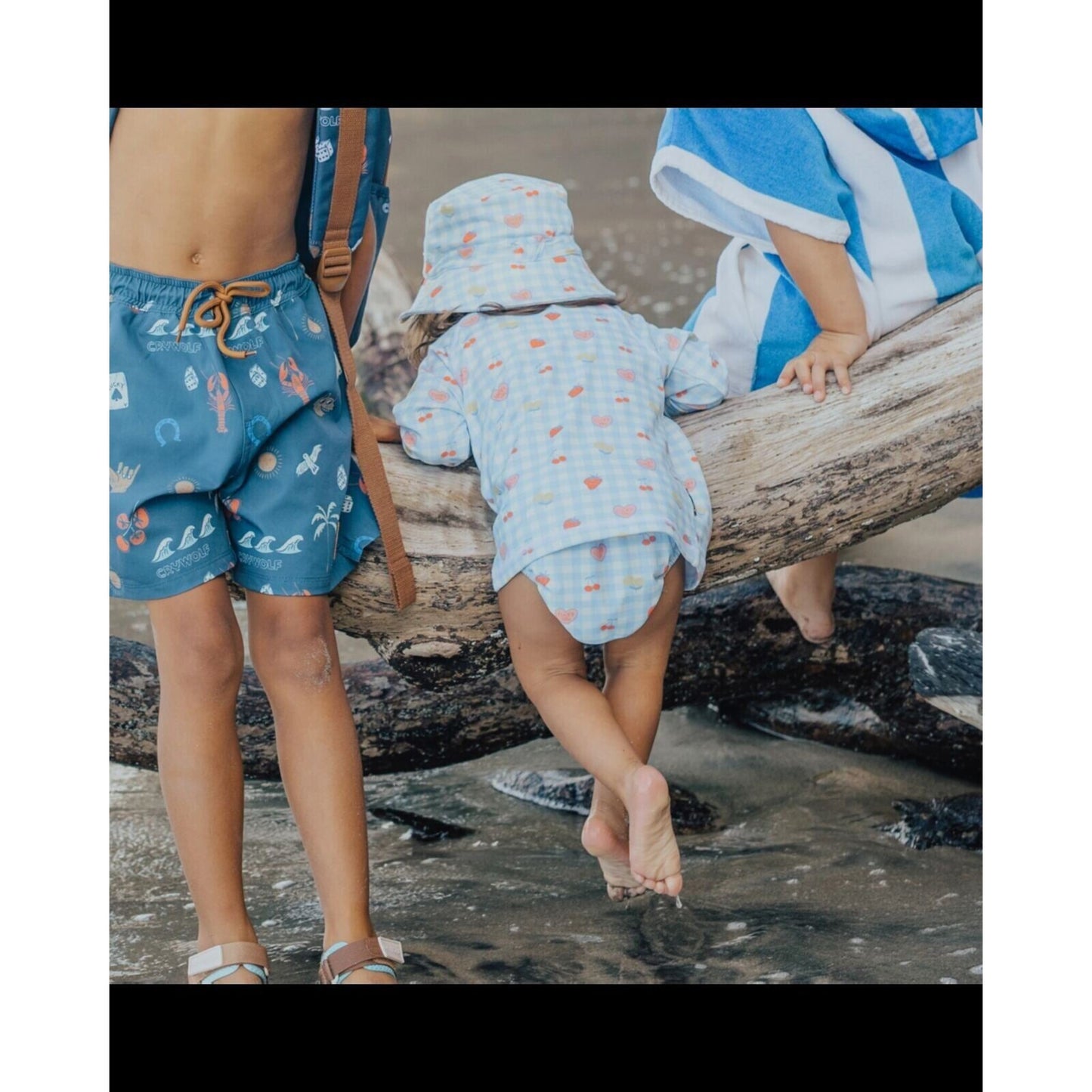 Reusable Swim Nappy Lucky Picnic – reusable baby swim nappy by Crywolf | Aster & Ruby