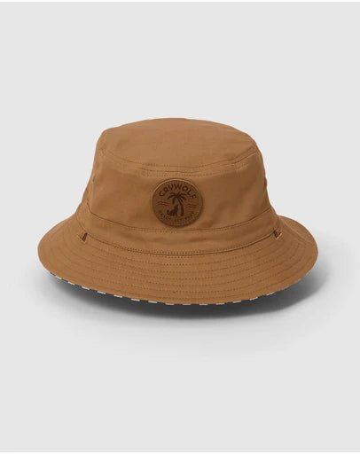 REVERSIBLE BUCKET HAT Deep Sea Stripe – XS, S – Aster & Ruby