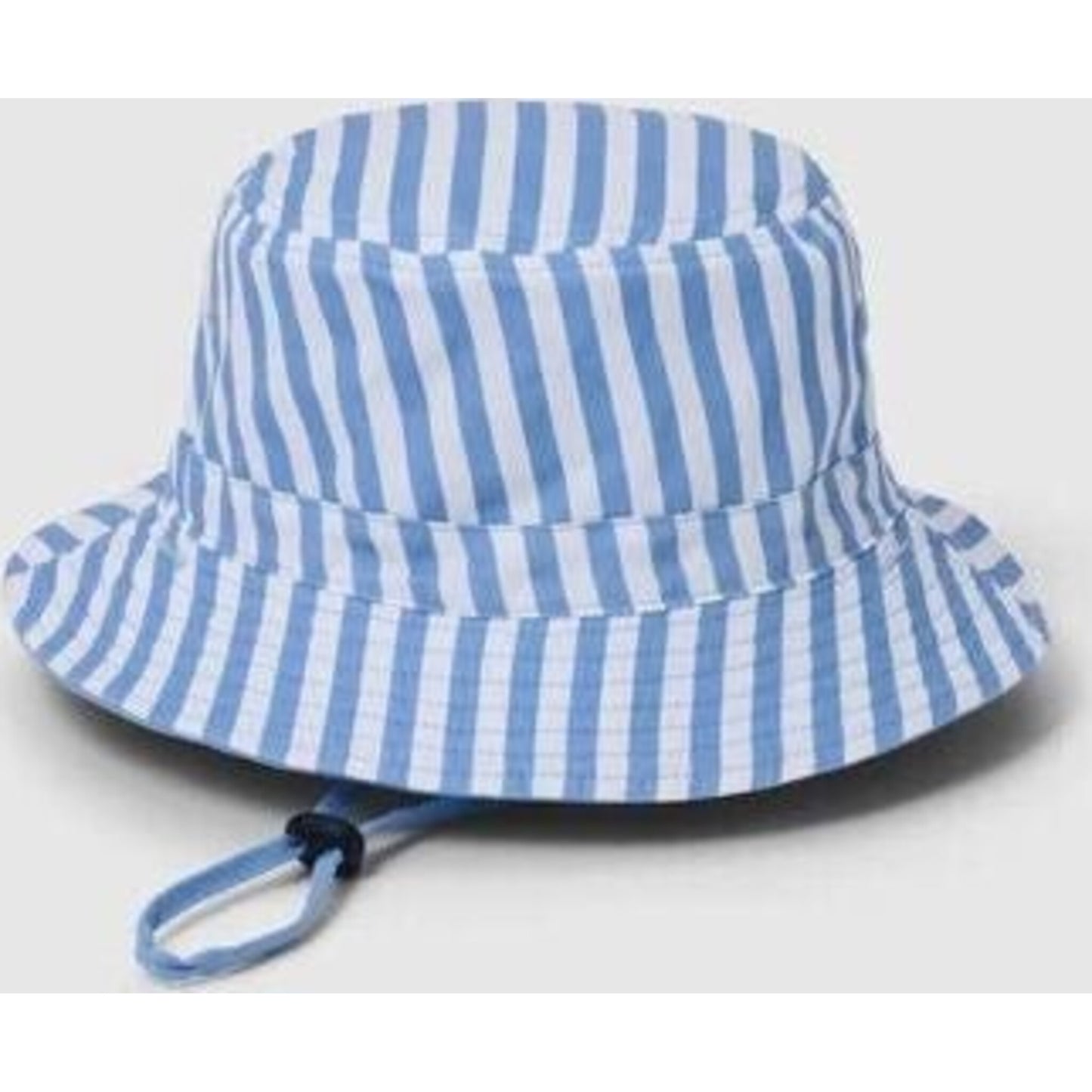 Crywolf REVERSIBLE BUCKET HAT Sky Blue Stripe | Aster & Ruby