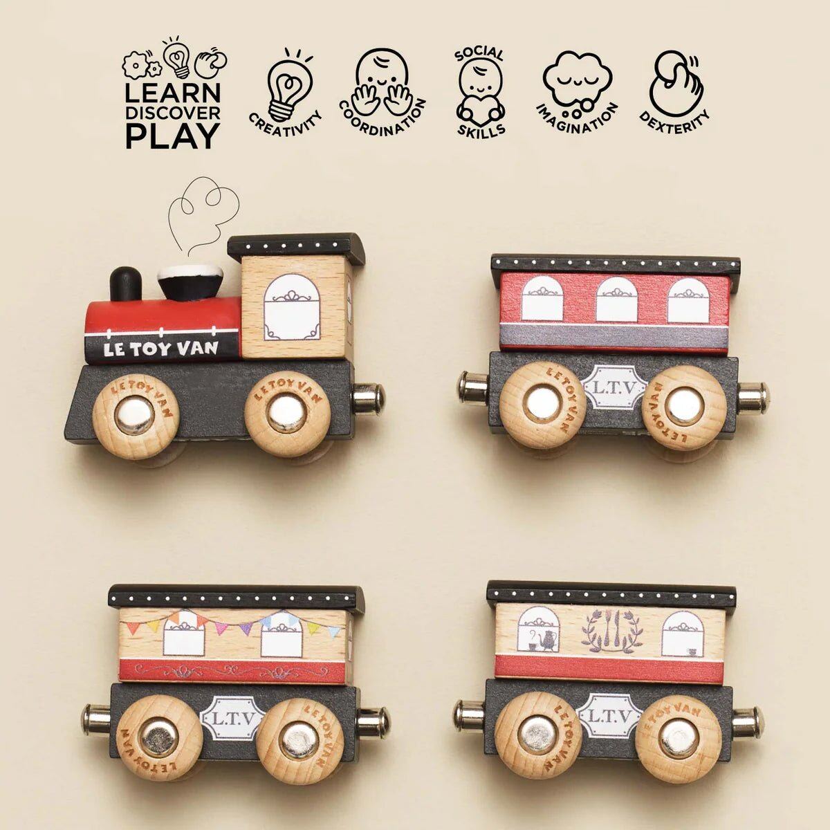 Royal Express Train & Carriages 4pc – Aster & Ruby