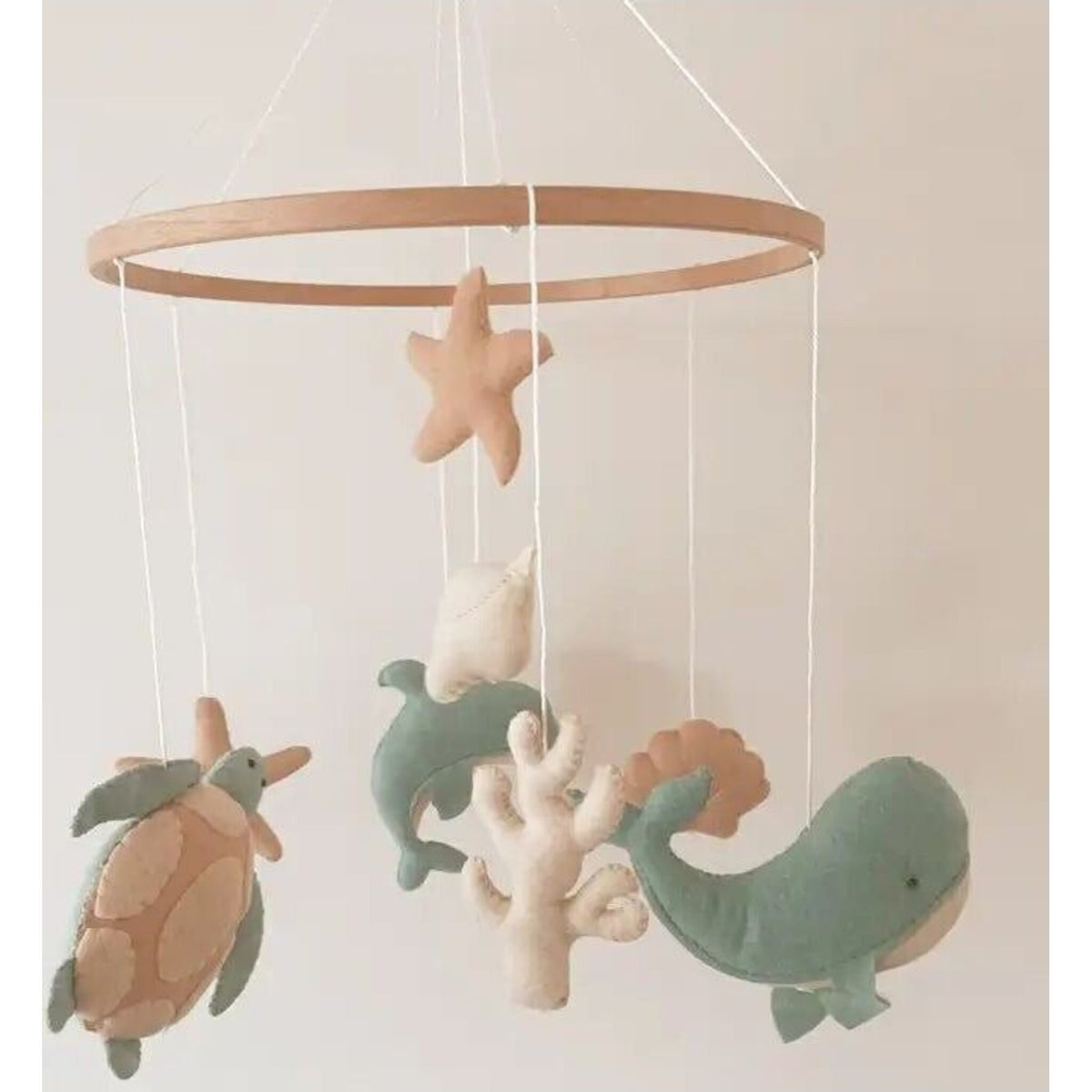 Timber Tinkers Sea Animals Nursery Mobile | Aster & Ruby
