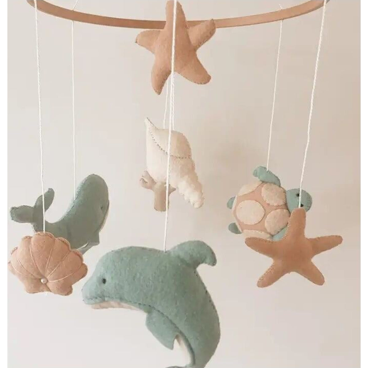 Timber Tinkers Sea Animals Nursery Mobile | Aster & Ruby