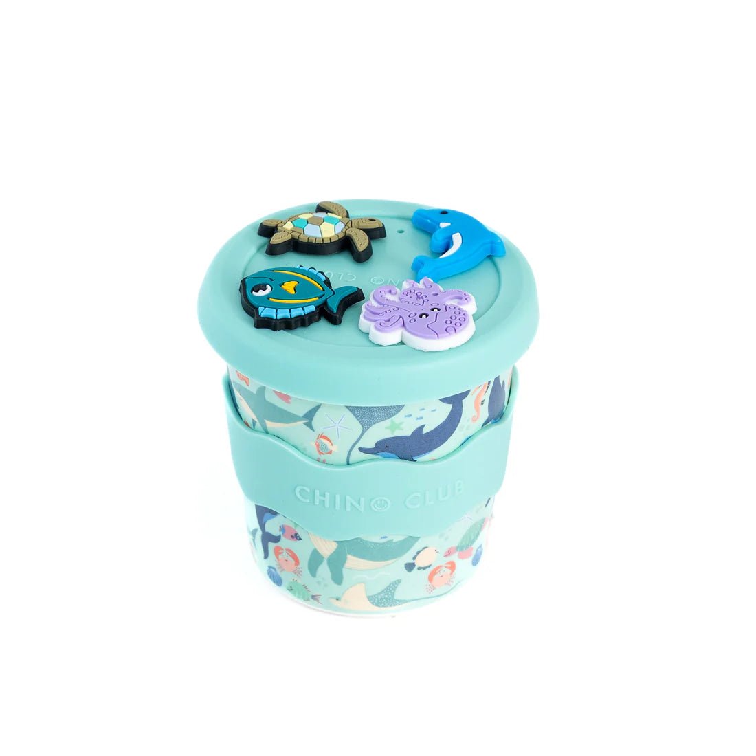 Sea Creatures Chino Charm Cup 8oz - Aster & Ruby