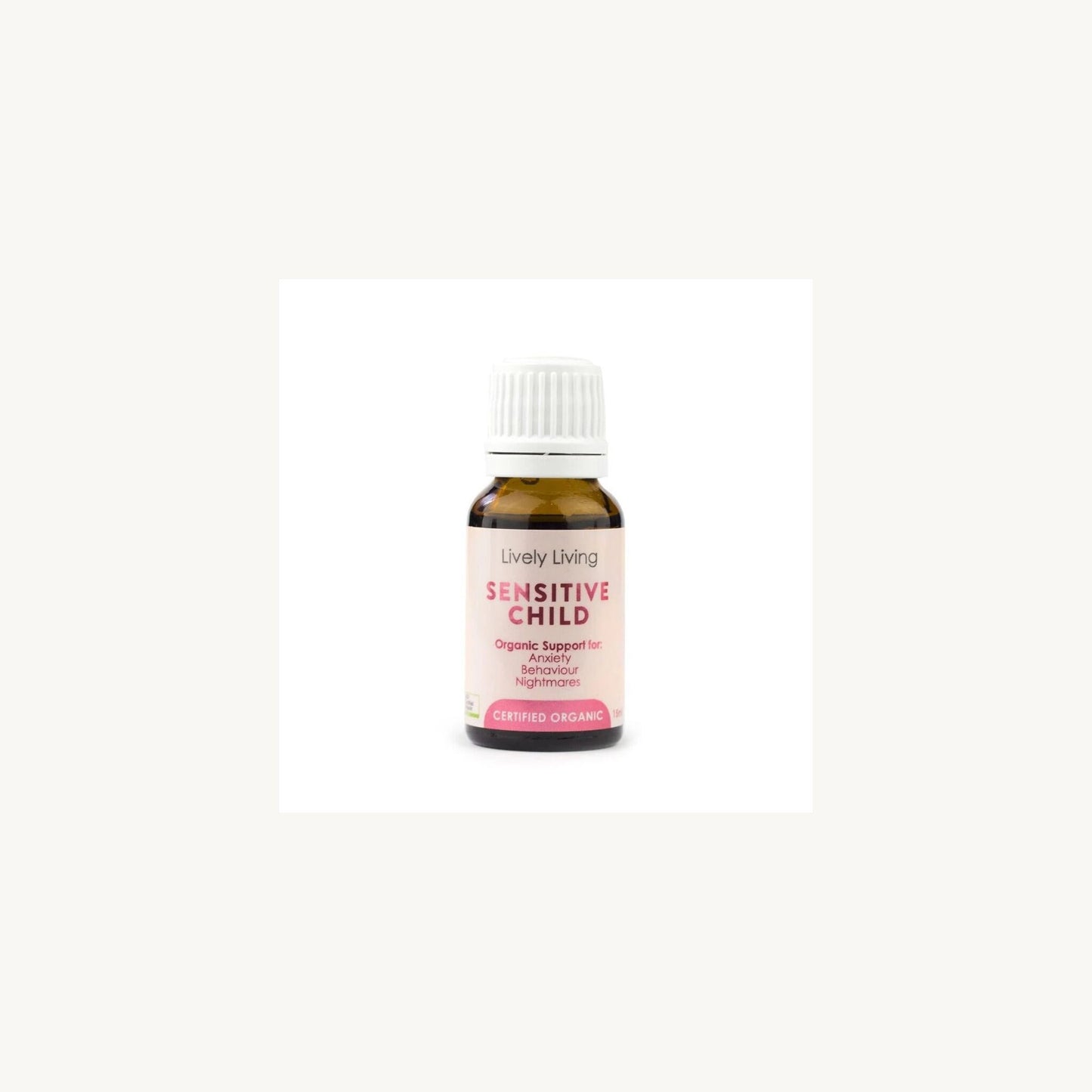 Lively Living Sensitive Child Organic Essential Oil 15ml | Aster & Ruby