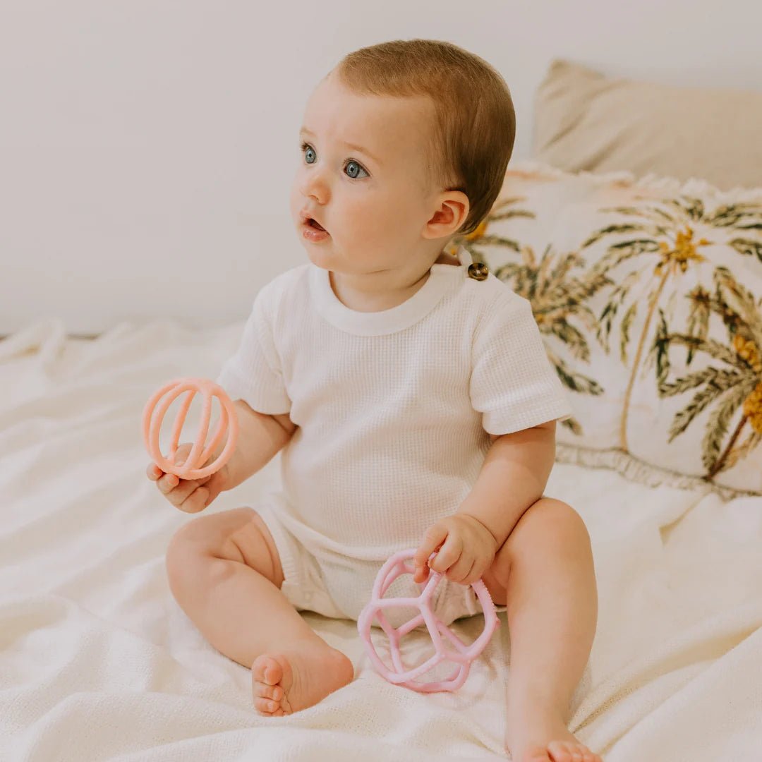 Sensory Ball & Fidget Ball Soft Blue & Soft Mint - Aster & Ruby