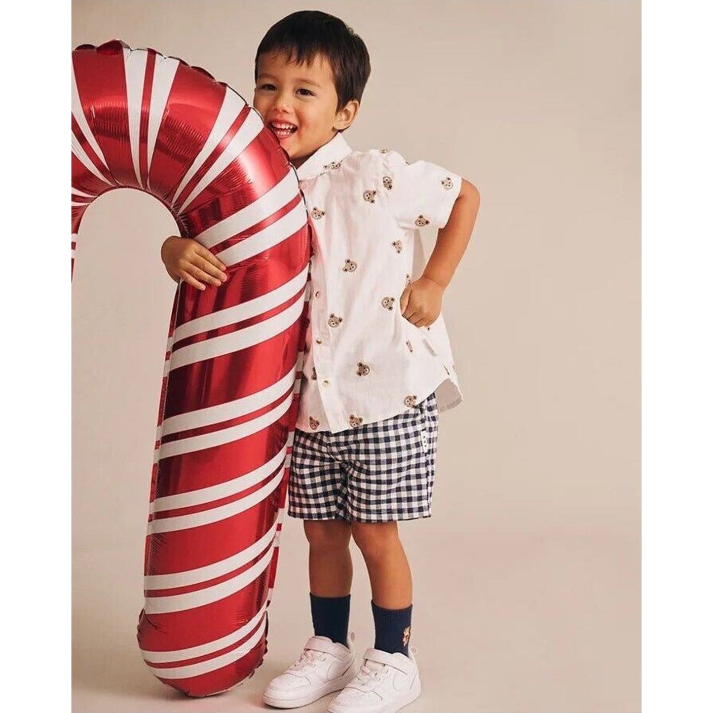 Shortsleeve Huxbear Button Up Crisp White – children's product by Huxbaby | Aster & Ruby