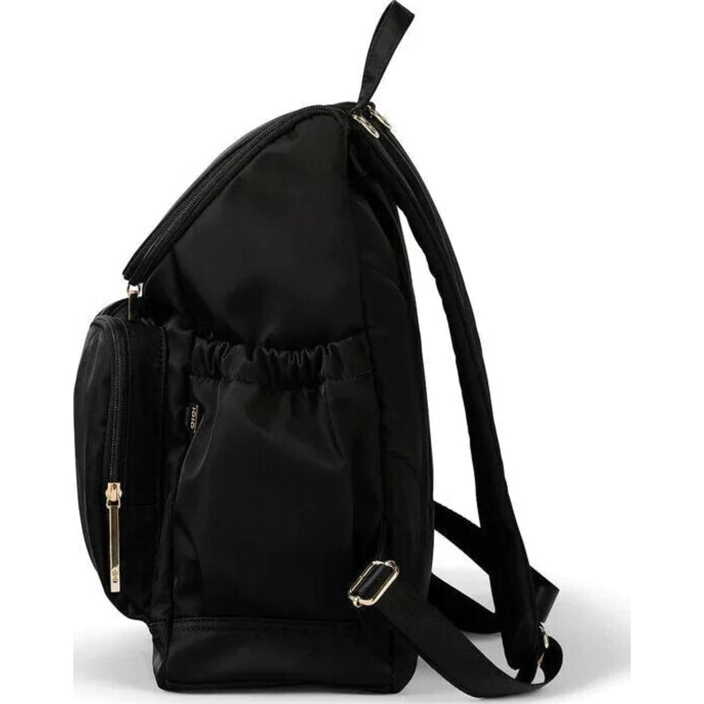 Signature Nappy Backpack Black Dimple – children's product by OiOi | Aster & Ruby