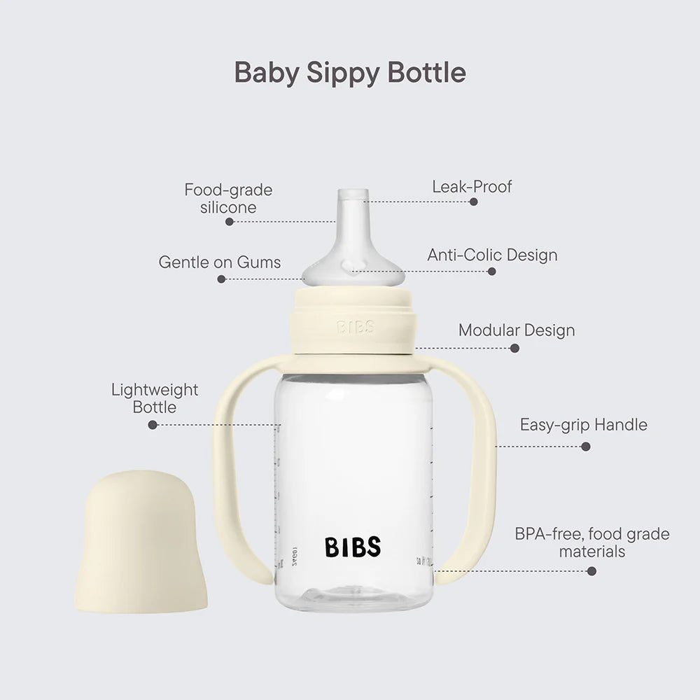 Baby Sippy Bottle Spout Silicone 150 ml - Ivory