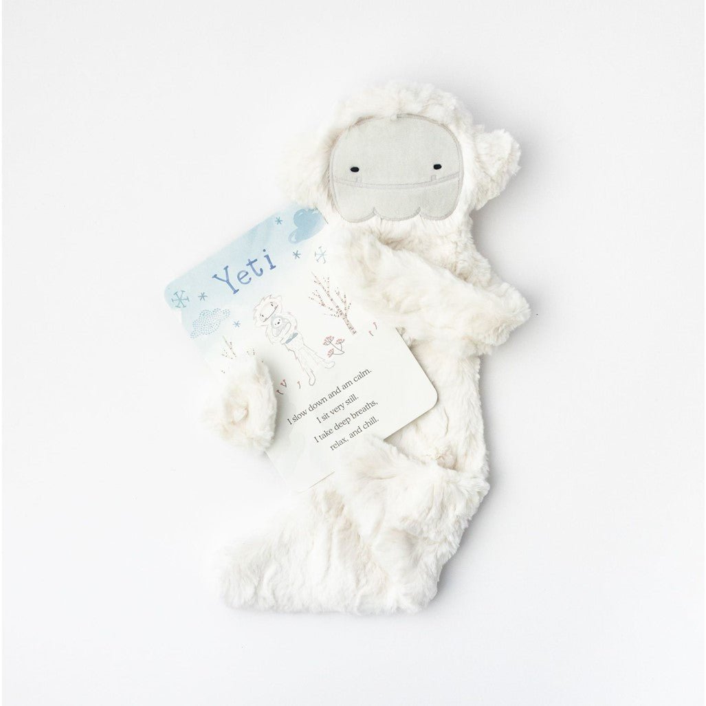 Slumberkins Alpine Yeti Snuggler Set - Mindfulness-Aster & Ruby