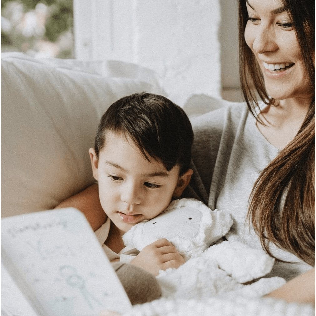 Slumberkins Alpine Yeti Snuggler Set - Mindfulness-Aster & Ruby