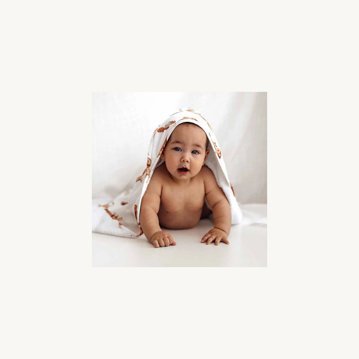 Snuggle Hunny Kids Lion Organic Hooded Baby Towel | Aster & Ruby