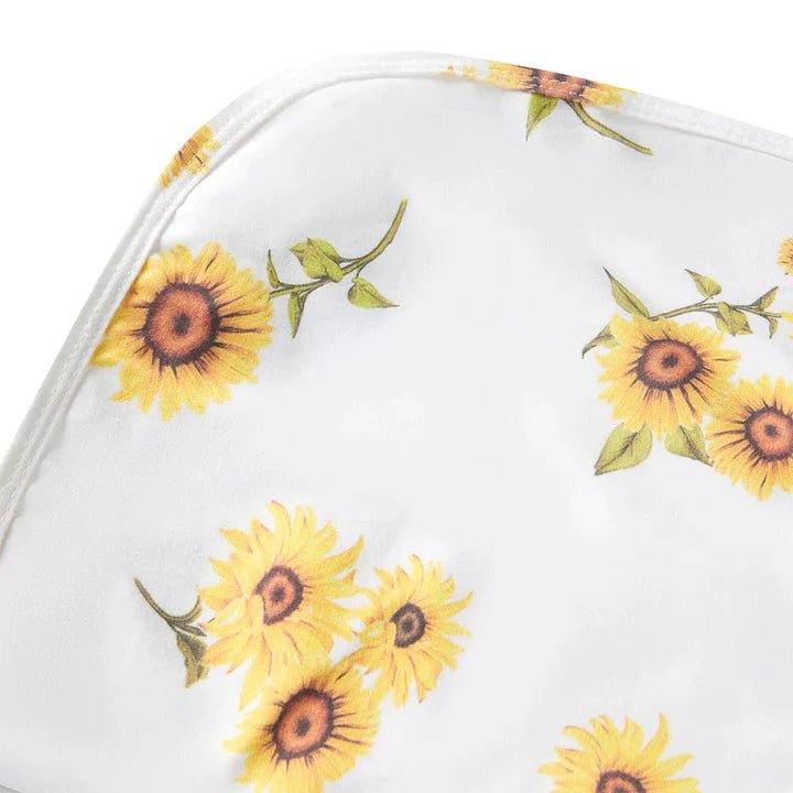 Snuggle Hunny Organic Cotton Baby Wrap & Topknot Set - Aster & Ruby