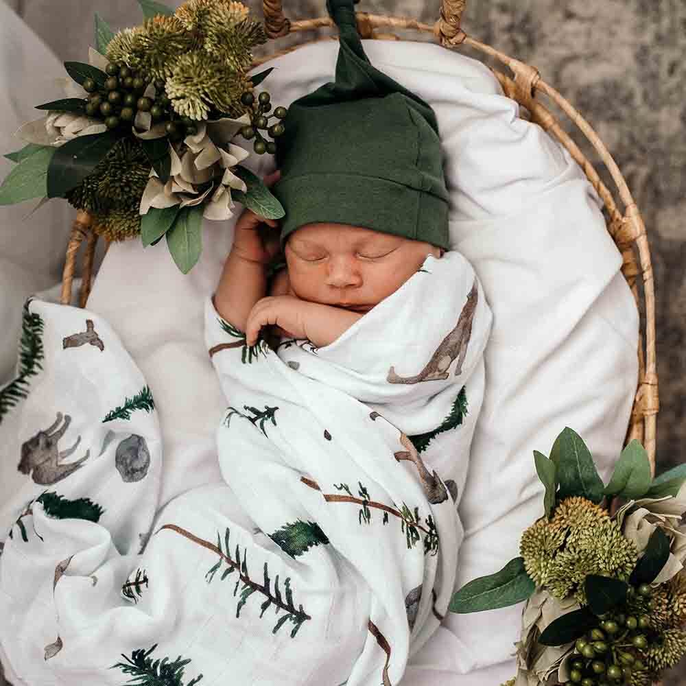 Snuggle Hunny Organic Muslin Wrap - Alpha - Aster & Ruby