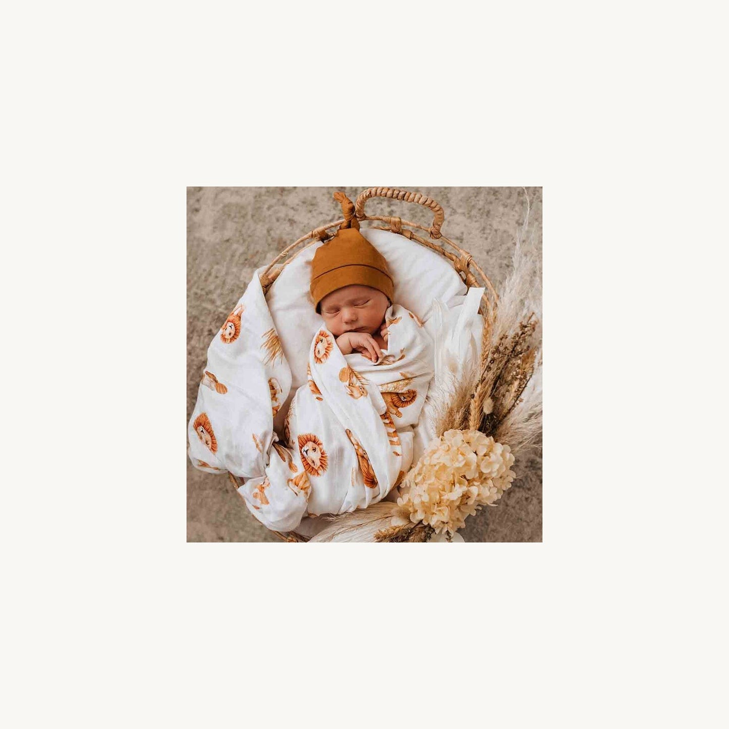 Snuggle Hunny Kids Organic Muslin Wrap Lion | Aster & Ruby