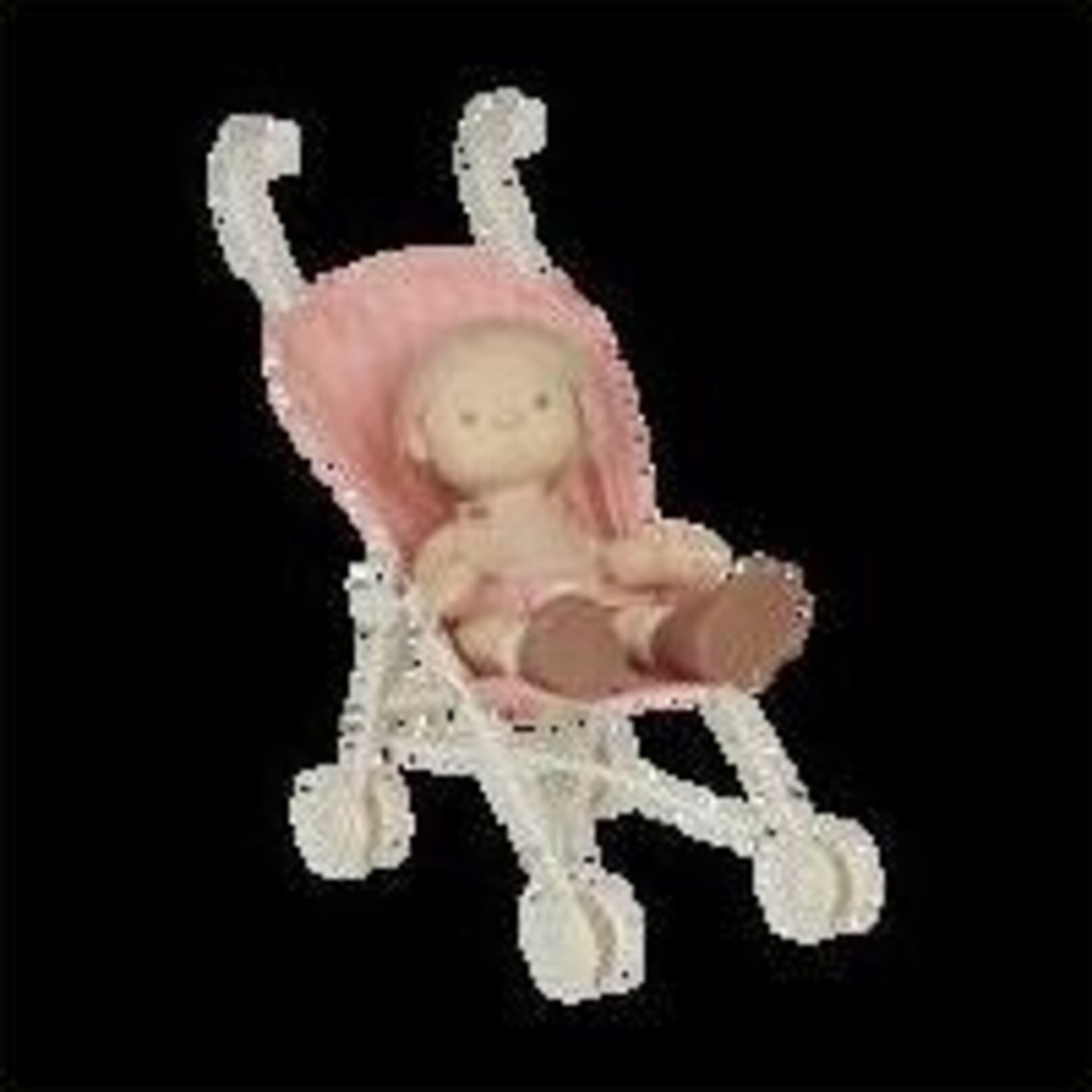 Olli Ella doll accessories – Sollie Stroller Rose from Aster & Ruby