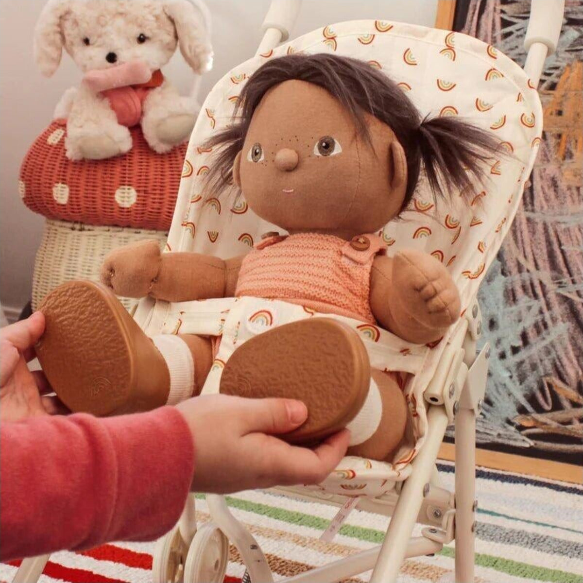 Olli Ella Sollie Stroller Rainbow | Aster & Ruby