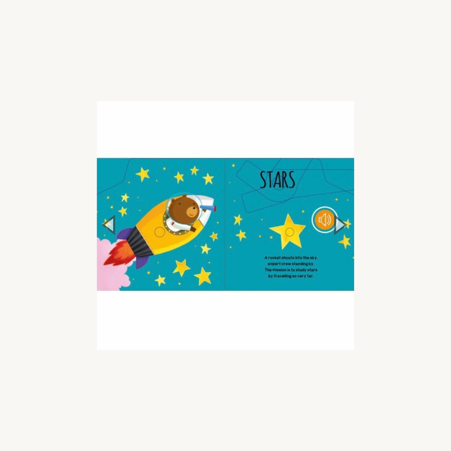 Space Sound Book – children's product by Sassi Junior | Aster & Ruby